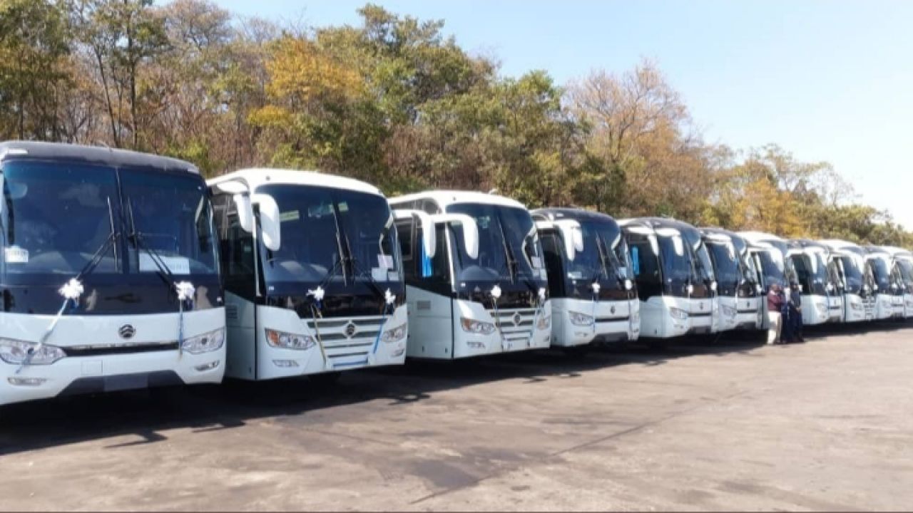 parked zupco buses