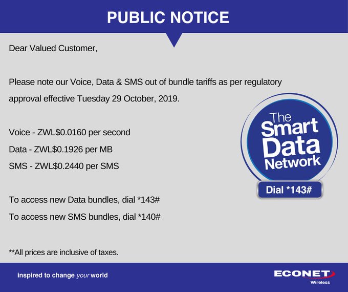 Public notice. Econet en7556n. Notices for public. Government Publicity Notice.