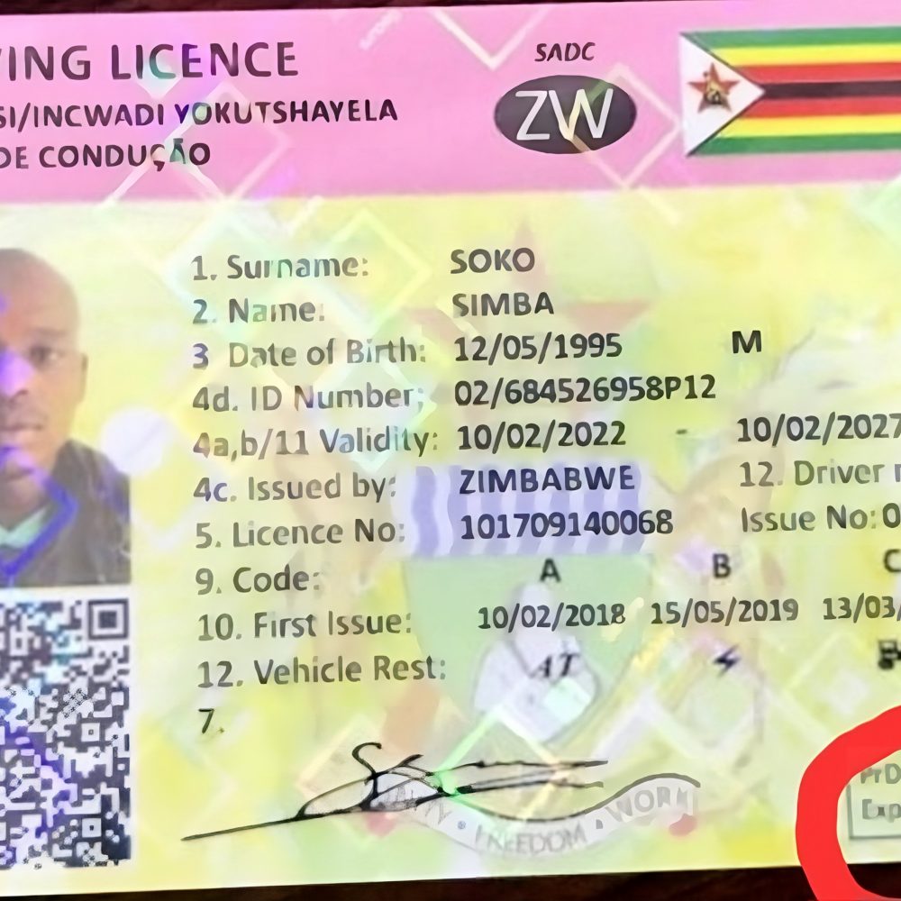 Everything You Need To Know About Zimbabwe S Plastic Driver S Licence   Licence Plastic Zimbabwe 1000x1000 